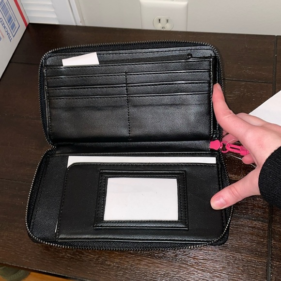 NWT Betsey Johnson Rainbow Studded Hearts Wristlet Wallet - Picture 7 of 9